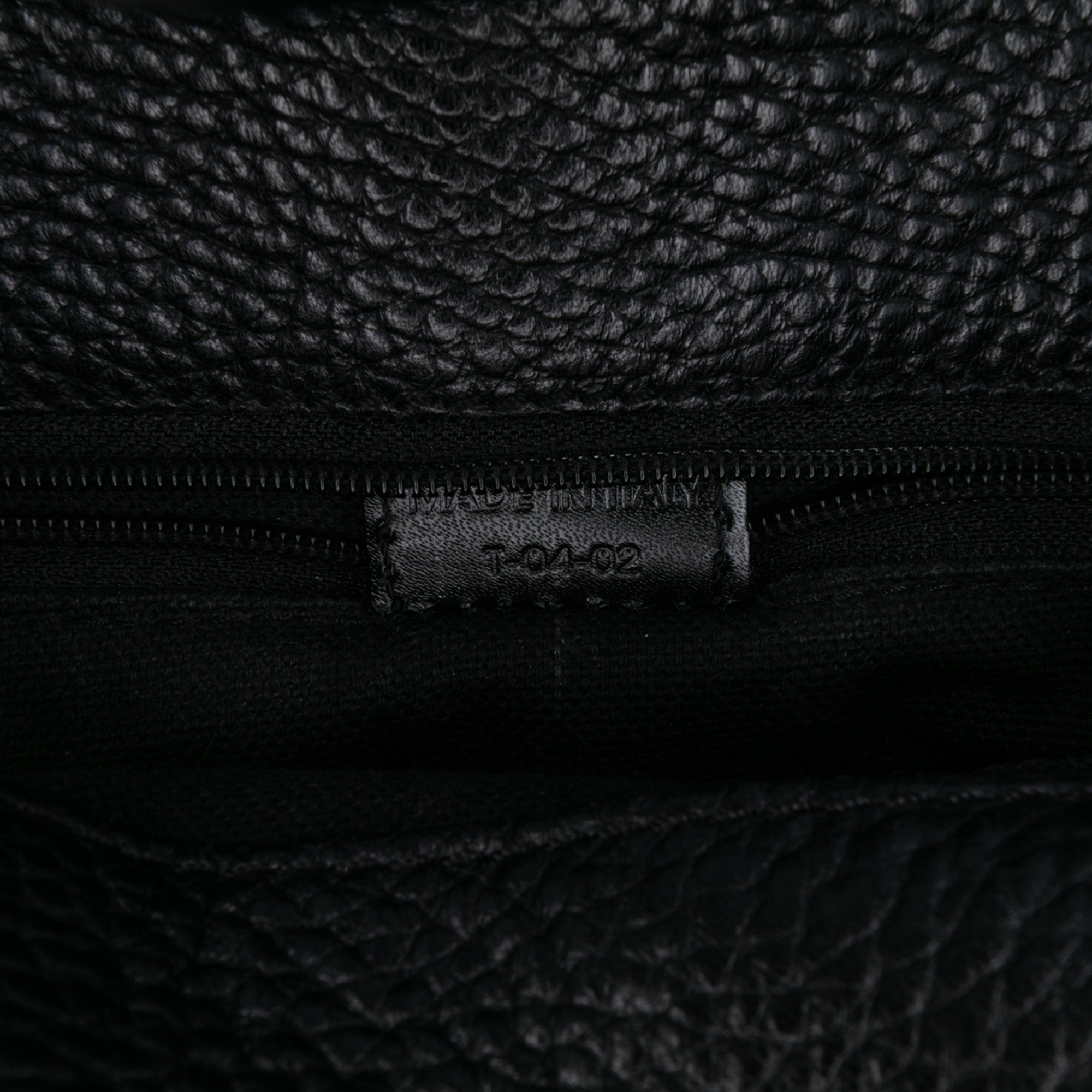 House Check Trimmed Grainy Calfskin Horn Toggle Tote