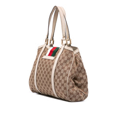 GG Canvas Web New Ladies Tote