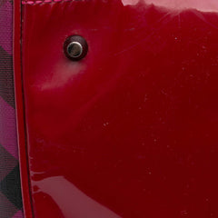 Supernova Check Coated Canvas Bilmore Tote