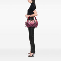 Supernova Check Coated Canvas Bilmore Tote