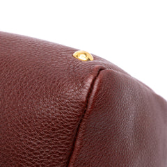 Vitello Daino Zip Top Satchel