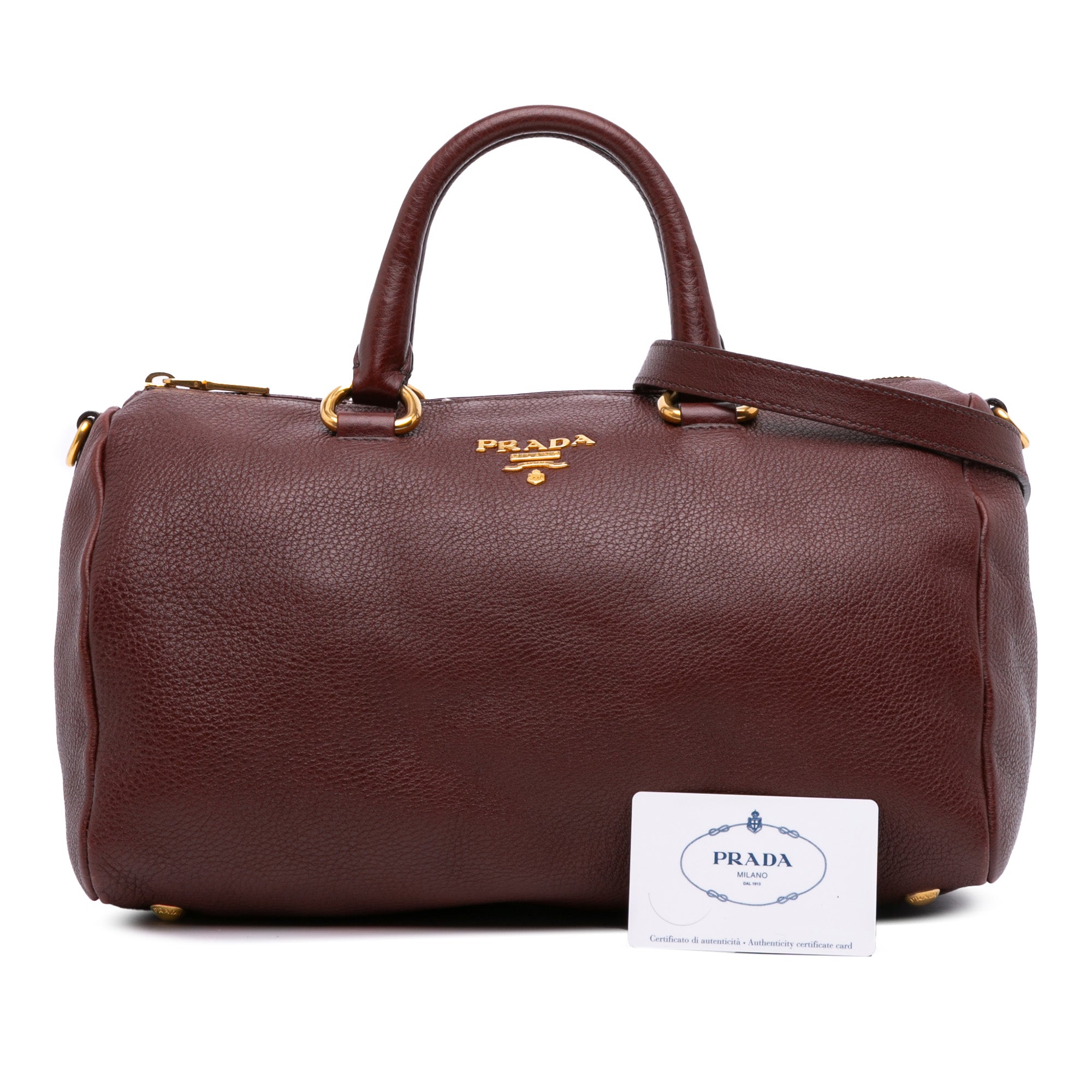 Vitello Daino Zip Top Satchel