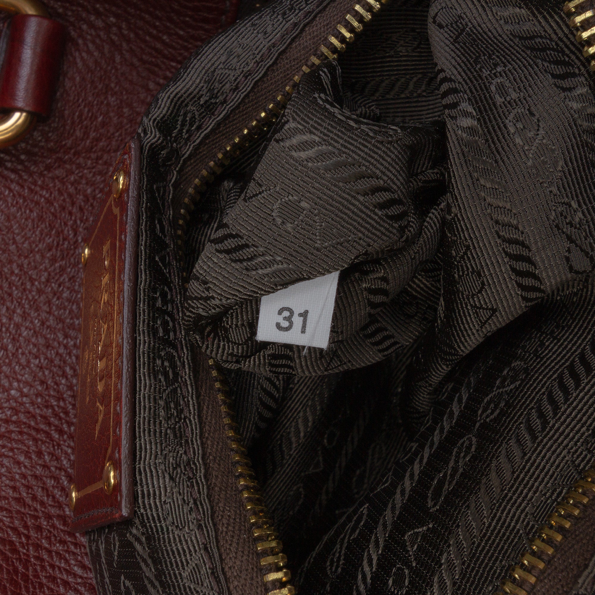 Vitello Daino Zip Top Satchel