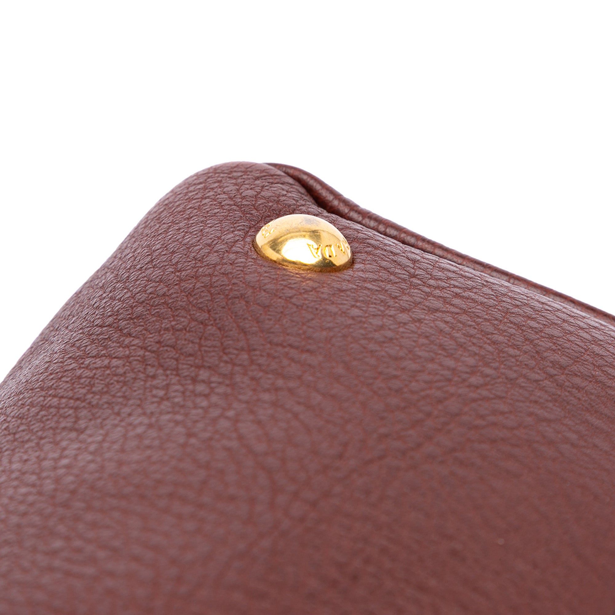 Vitello Daino Zip Top Satchel