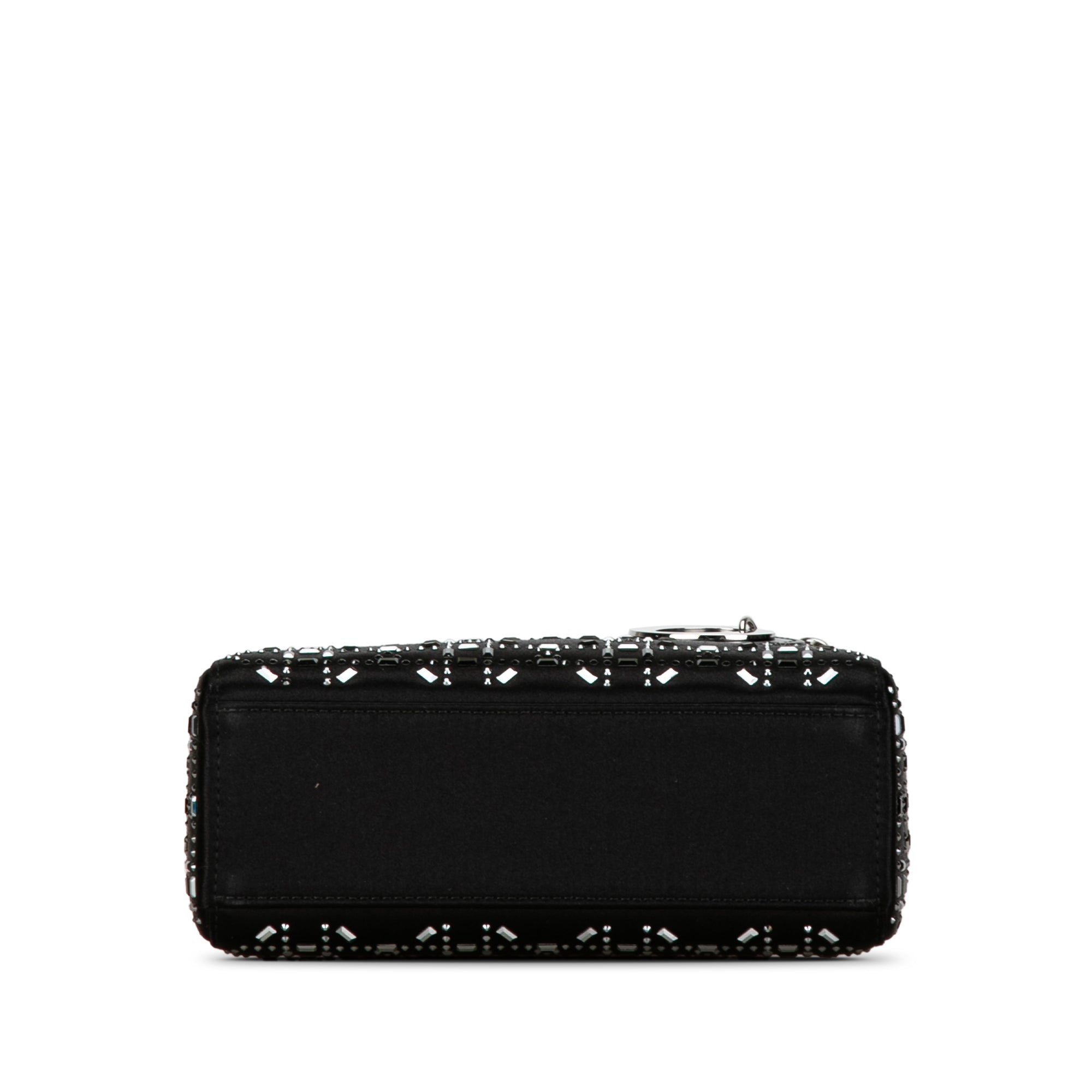 Mini Satin Cannage Crystal Embellished Lady Dior_3