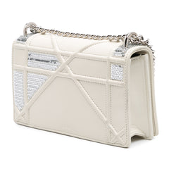 Small Calfskin Diorama Sequin Flap