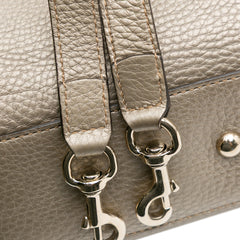 Small Calfskin Bamboo Shopper Satchel