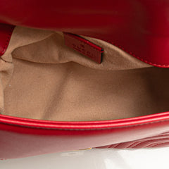 Mini GG Marmont Matelasse Leather Top Handle Bag