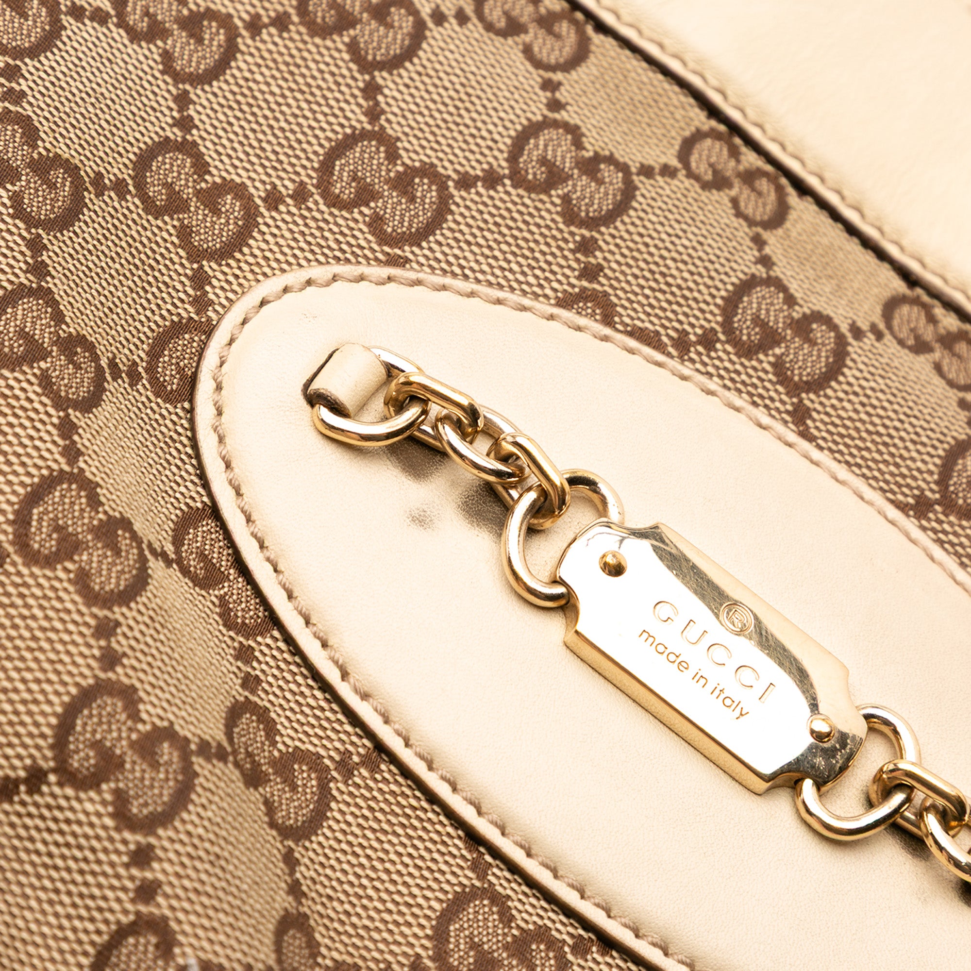 GG Canvas Punch Tote
