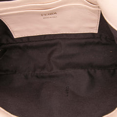 Mini Zucca Embossed Leather Baguette Satchel
