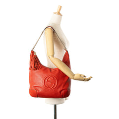 Medium Leather Soho Shoulder Bag