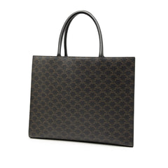 Medium Triomphe Coated Canvas Cabas Horizontal Tote