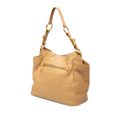 Vitello Daino Front Zip Hobo