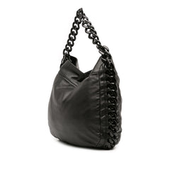 Calfskin Modern Chain Rhodoid Hobo