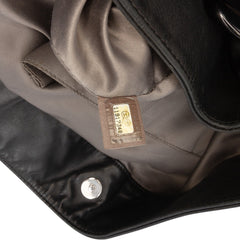 Calfskin Modern Chain Rhodoid Hobo