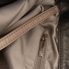 Calfskin Modern Chain Rhodoid Hobo