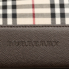 House Check Canvas Tote