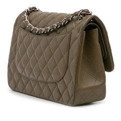 Jumbo Classic Caviar Double Flap