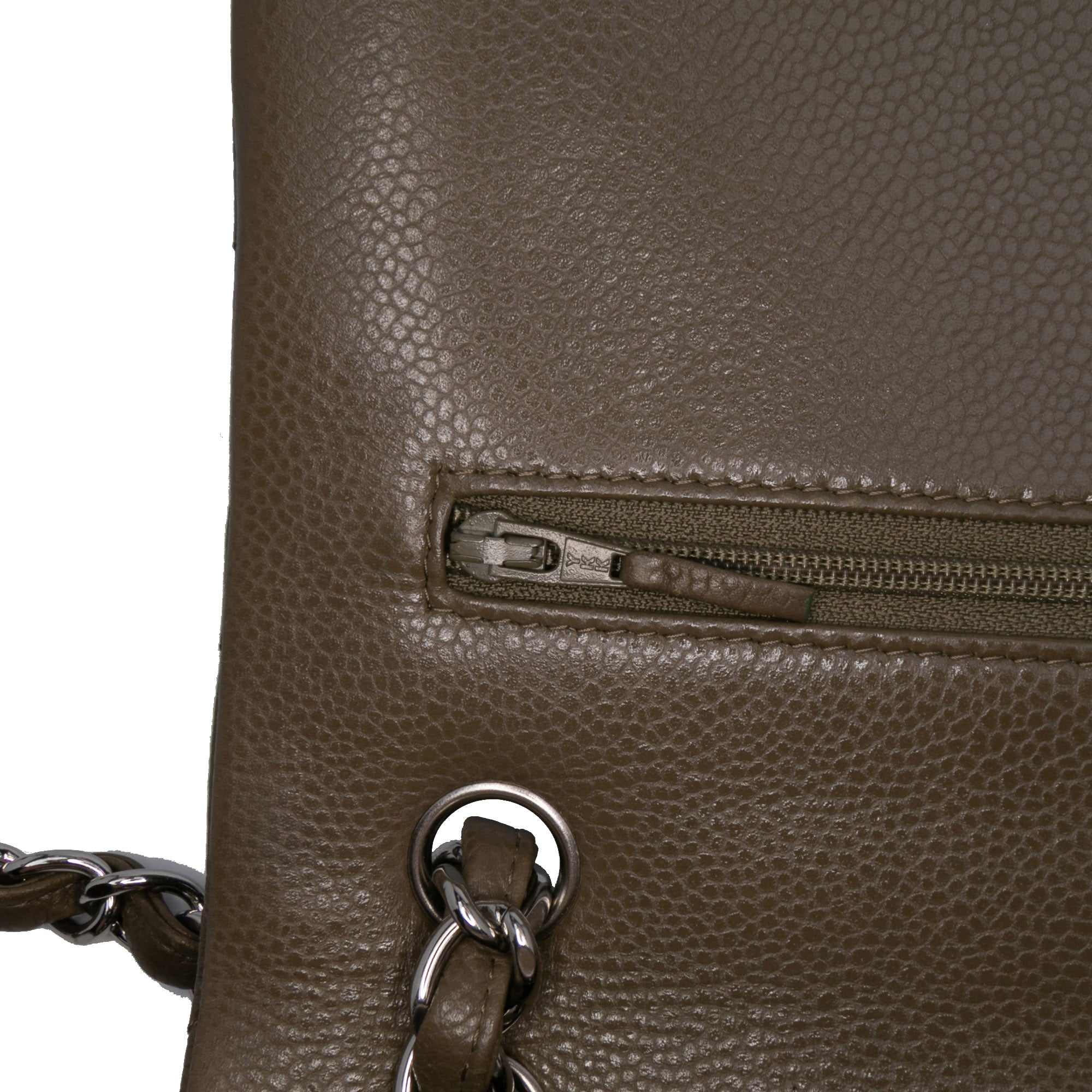 Jumbo Classic Caviar Double Flap