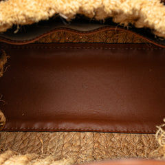 Small Raffia and Leather Gate Top Handle Bag_4