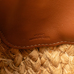 Small Raffia and Leather Gate Top Handle Bag_6