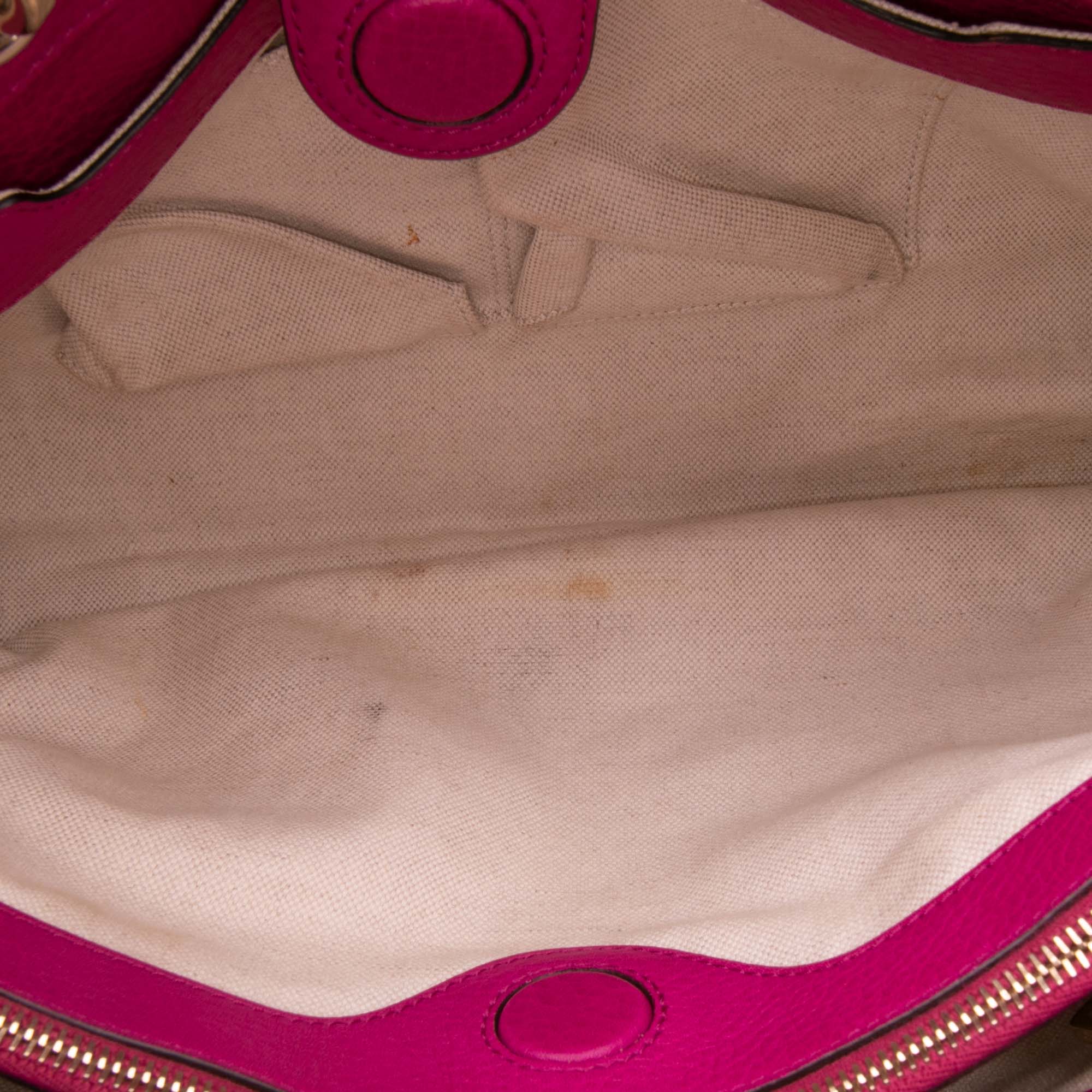 Medium Calfskin Bamboo Shopper Satchel