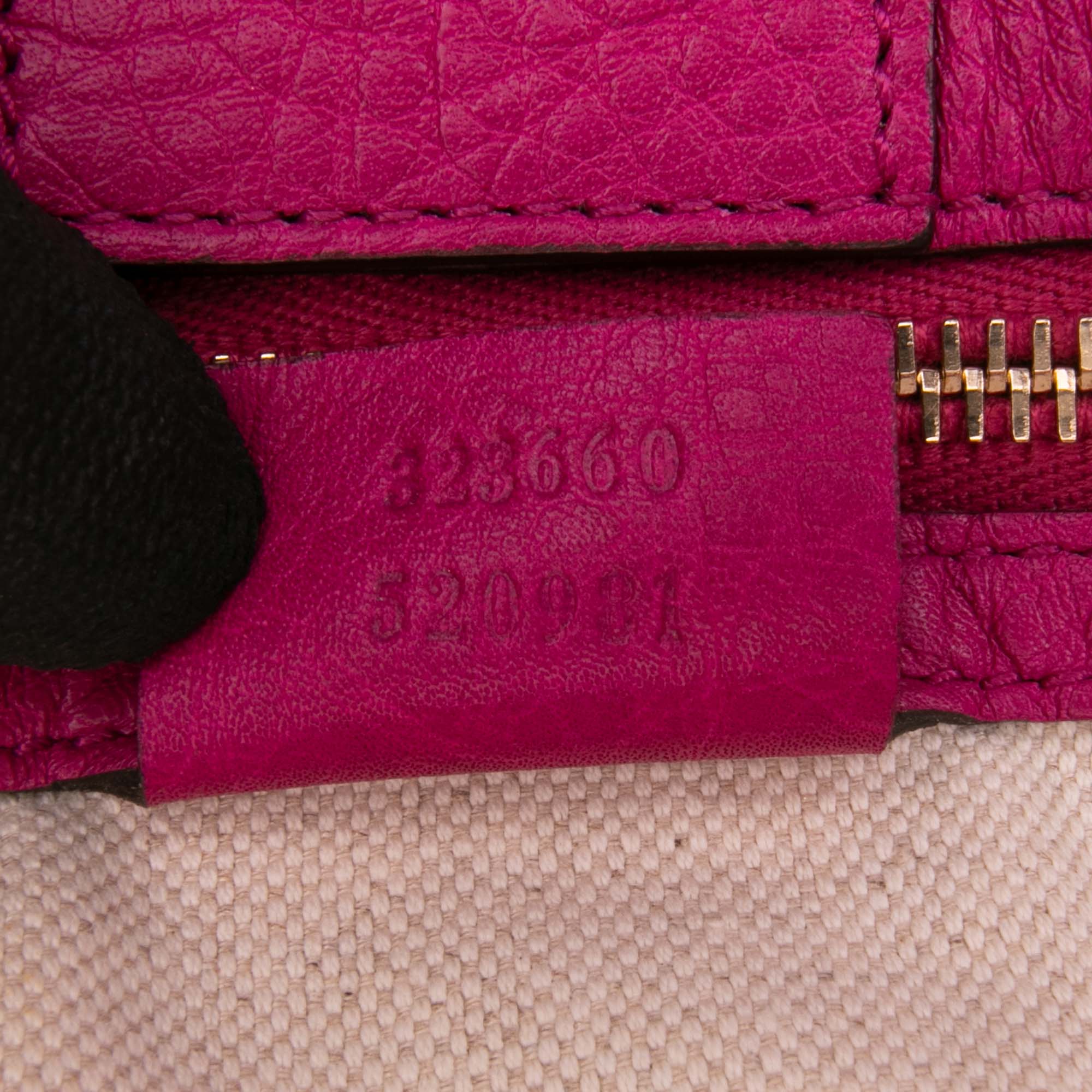 Medium Calfskin Bamboo Shopper Satchel