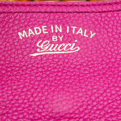 Medium Calfskin Bamboo Shopper Satchel