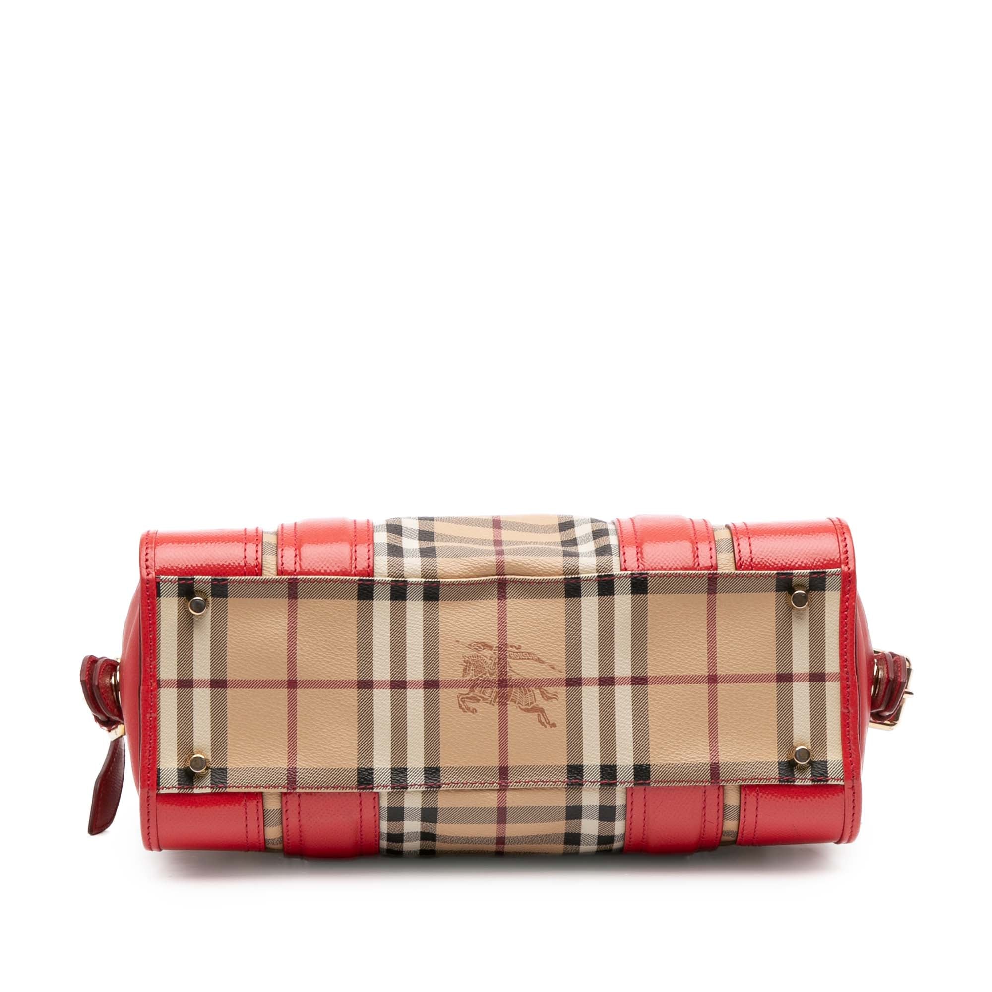 Haymarket Check Coated Canvas Minford Portrait Satchel