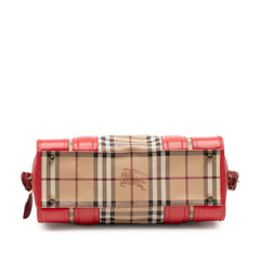 Haymarket Check Coated Canvas Minford Portrait Satchel