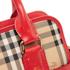 Haymarket Check Coated Canvas Minford Portrait Satchel