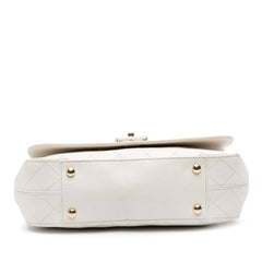 Medium Stitched Calfskin Covered CC Flap