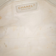 Medium Stitched Calfskin Covered CC Flap