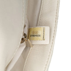 Medium Stitched Calfskin Covered CC Flap