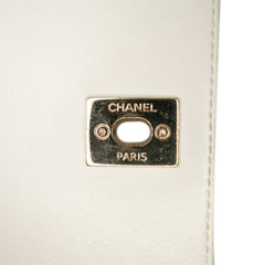 Medium Stitched Calfskin Covered CC Flap