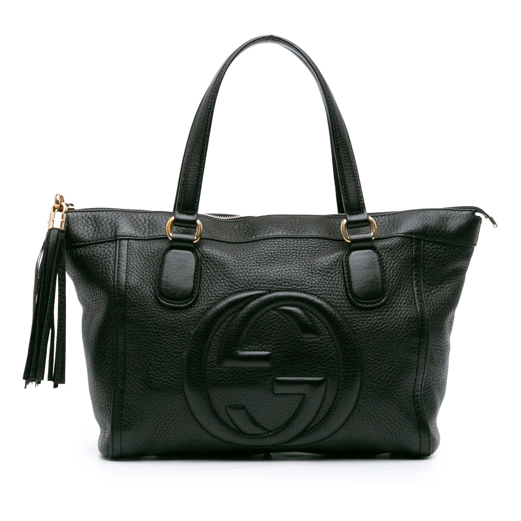 Small Leather Soho Working Tote