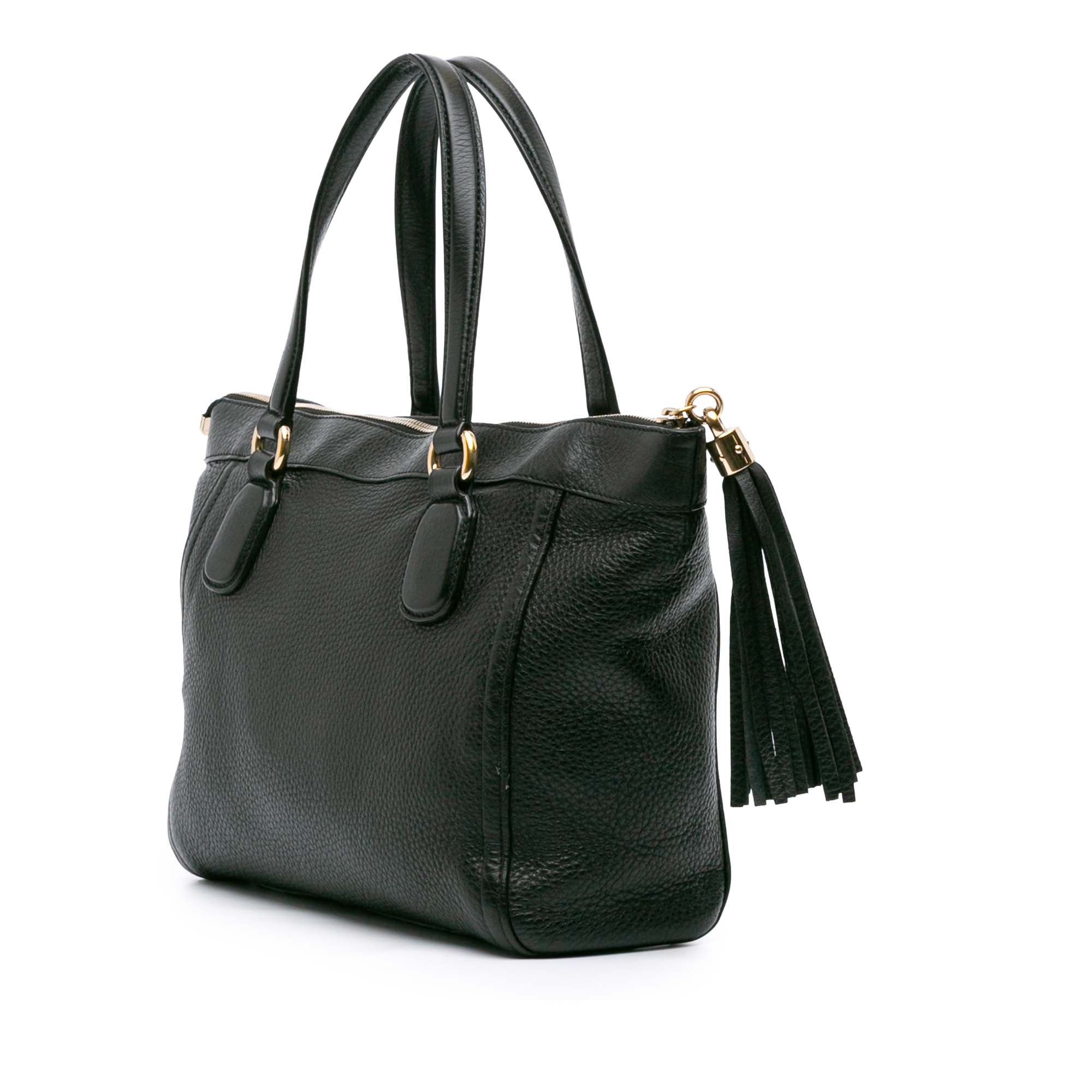 Small Leather Soho Working Tote