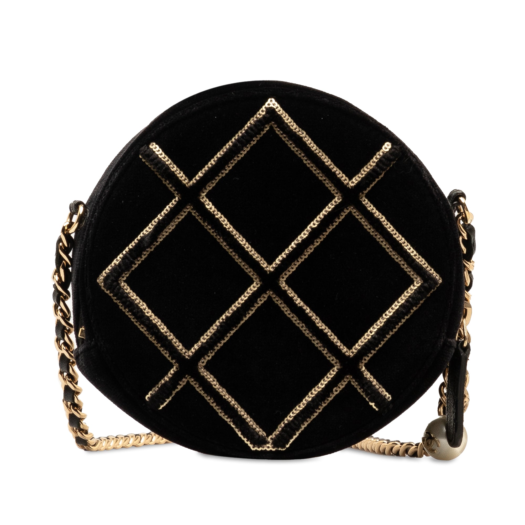 Velvet Pearl Sequin Round Crossbody_2