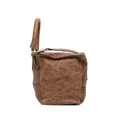 Large Wrinkled Sheepskin Pandora Bag