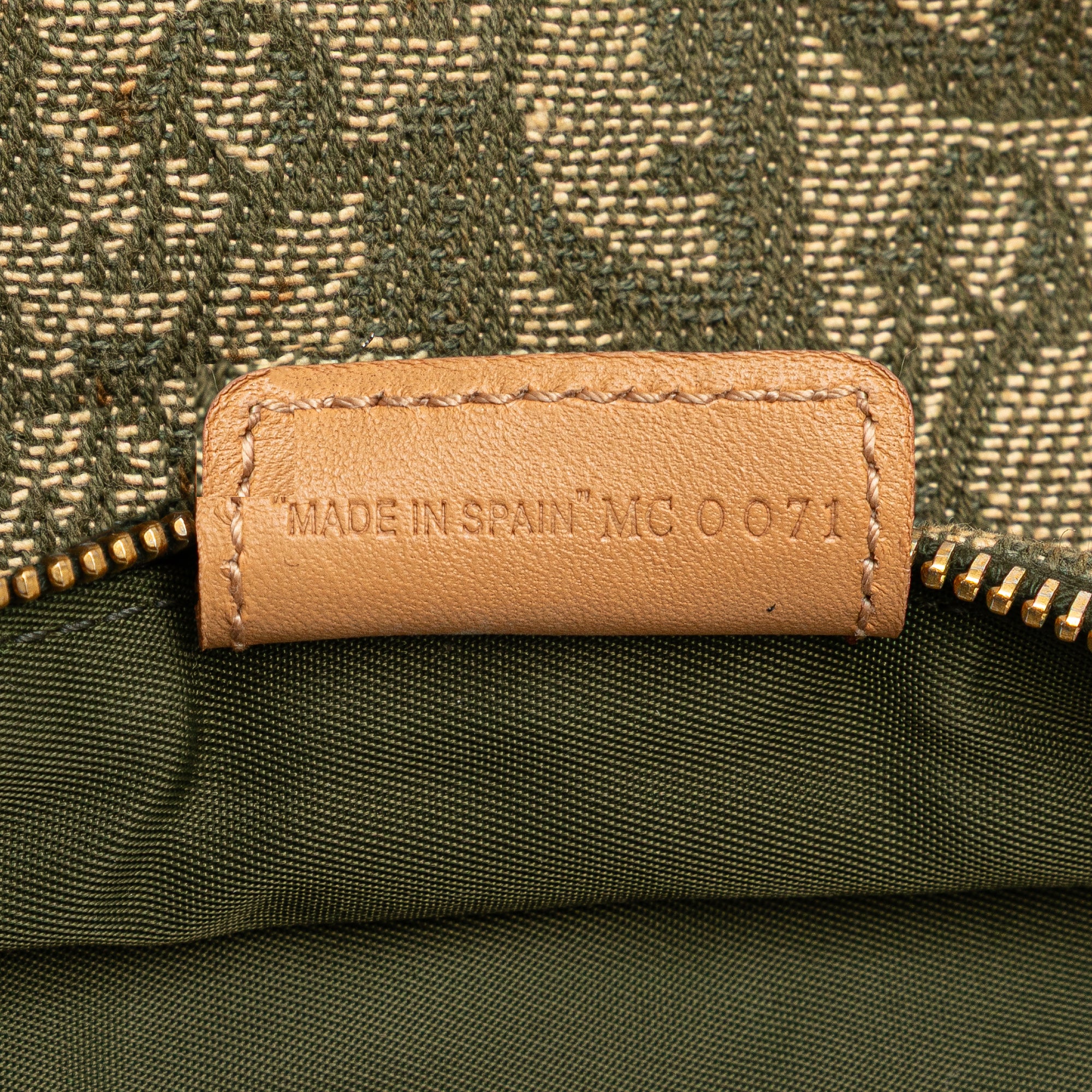 Mini Diorissimo Canvas Saddle Pochette