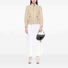 Mini Oblique Canvas Saddle Bag