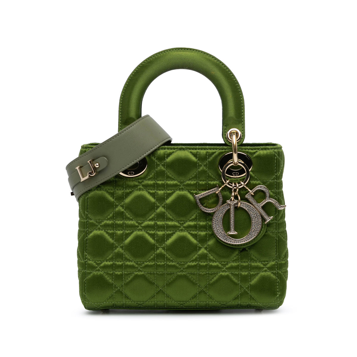 Small Satin Cannage Lady Dior