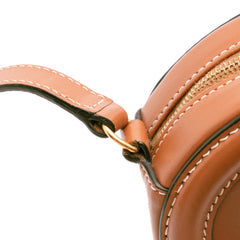 Small Calfskin Cuir Triomphe Oval Crossbody