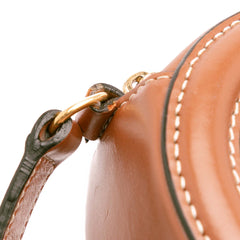 Small Calfskin Cuir Triomphe Oval Crossbody