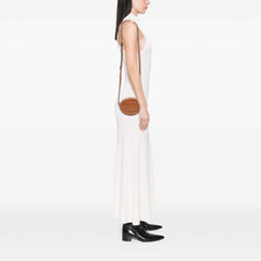 Small Calfskin Cuir Triomphe Oval Crossbody