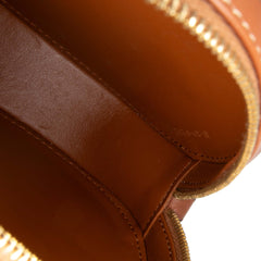 Small Calfskin Cuir Triomphe Oval Crossbody