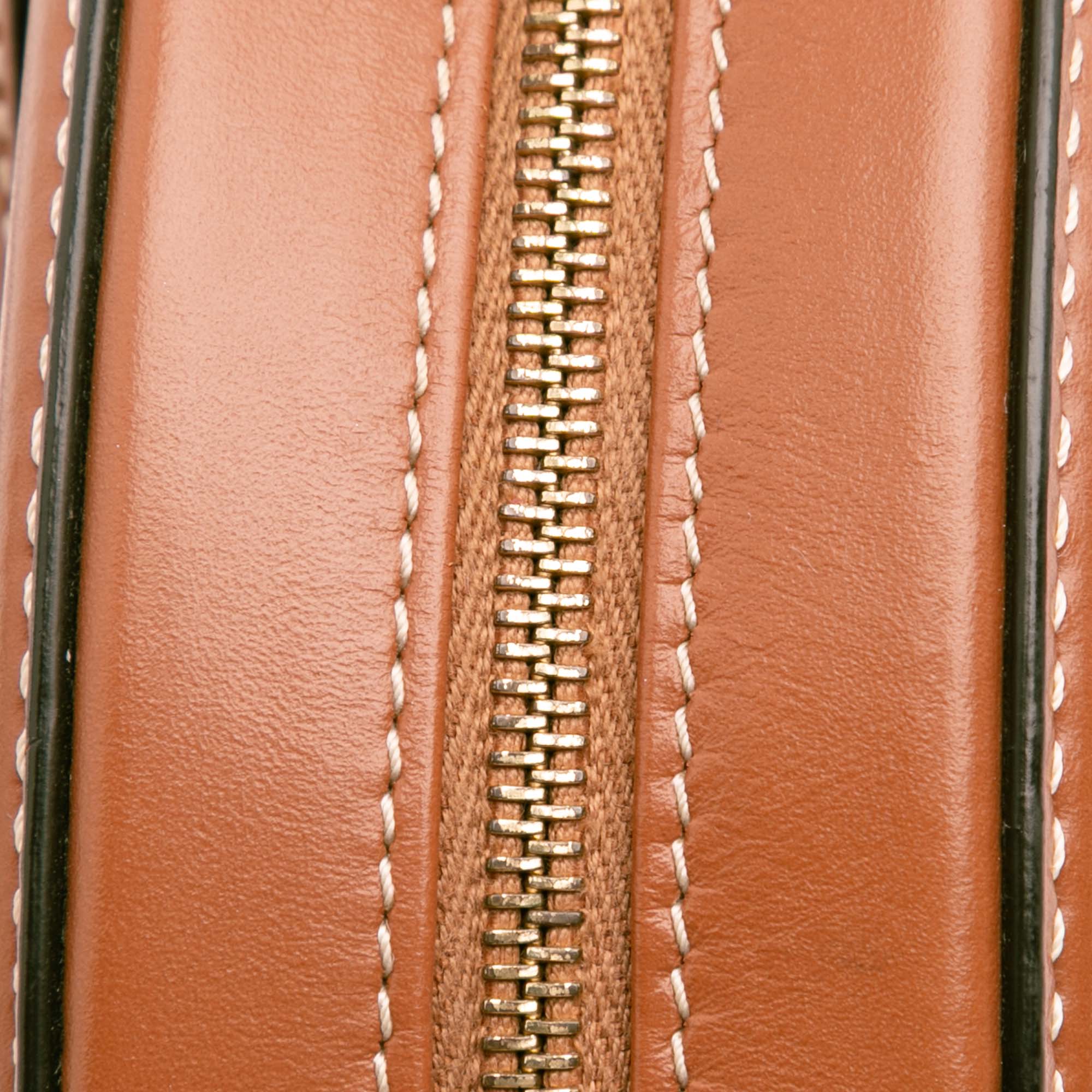 Small Calfskin Cuir Triomphe Oval Crossbody