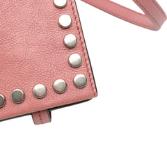 Glace Calf Studded Etiquette Flap Crossbody