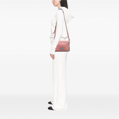 Glace Calf Studded Etiquette Flap Crossbody