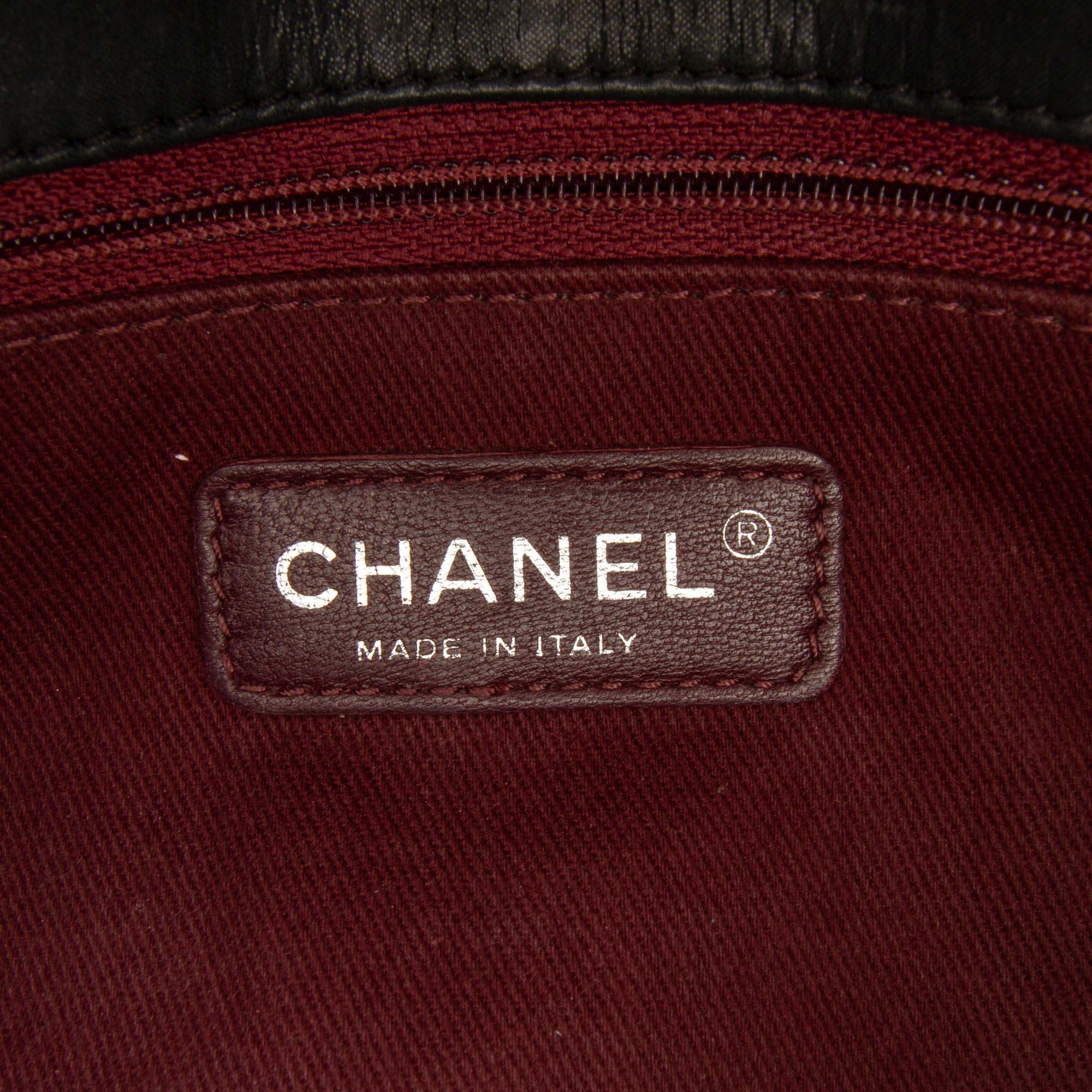 Chocolate Bar Iridescent Calfskin Bubble Flap